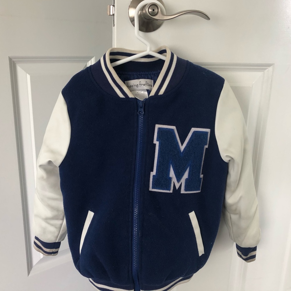 Kids Monogram Varsity Jacket Letter “M”
